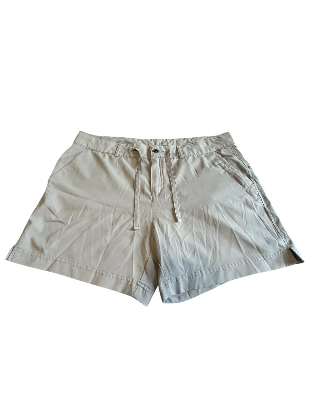 Magellan Outdoors Khaki Hiking Utility Shorts Women’s XL Drawstring